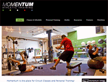 Tablet Screenshot of momentumat.com